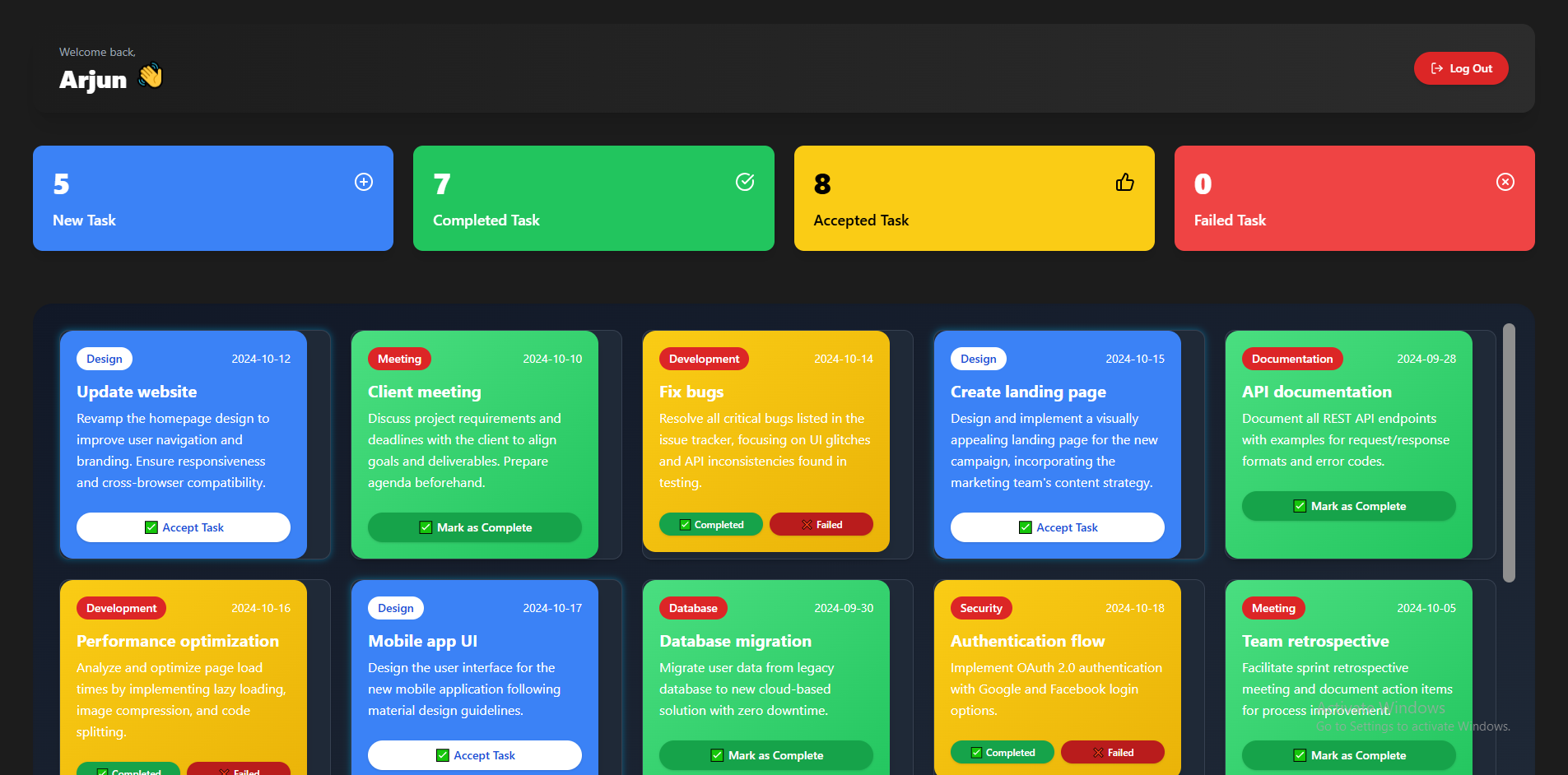 Employee Task Management System